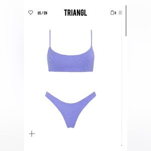 Triangl- Mica- Ladu top and bottom
